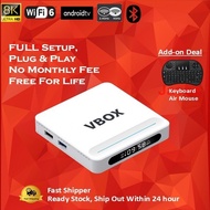 VBOX TV Box Android 14.0 MYTV 8K HD Clear Resolution