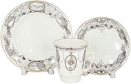 Lomonosov Porcelain Tea Set Cup, Saucer and Cake Plate Ballet Swan Lake 5.6 fl.oz/165 ml