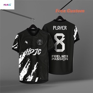 【Free Custom Name & Number】Fresh Design 2024 Football Customized Shirt Jersey Design baju lelaki Fre