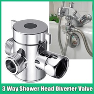 Multifunction 3 Way Shower Head Diverter Valve G1/2 Three Function Switch Adapter Connector T-Adapte