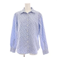Brooks Brothers Tshirt blue Light Flower pattern Long sleeves Direct from Japan Secondhand