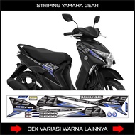 YAMAHA GEAR 125 STRIPING STICKER / MOTORCYCLE GEAR BODY LIST STICKER