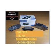 Brake PAD REAR BRAKE PAD TOYOTA SIENTA TH"16- UP OEM GUARANTEE