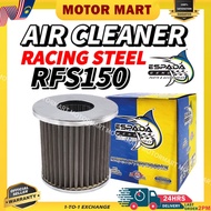 BENELLI RFS RFS150 RFS150i SYM AIR FILTER AIR CLEANER PENAPIS UDARA RACING STAINLESS STEEL ESPADA