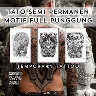 INKPOPTATO - TEMPORARY TATTOO UK 35X50 CM MADE OF FRUITINK FULL BACK SERIES - SEMI PERMANENT TATTOO 