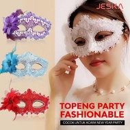 Ready Stok Topeng wajah mata pesta tahun baru mask cosplay halloween party wanita cewek dewasa canti