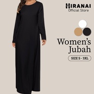 Inner Jubah Lengan Panjang Inner Dress Baju Jubah Muslimah Baju Abaya Dress Murah Jubah Perempuan In