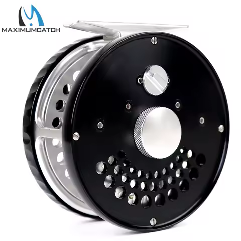 Maximumcatch 3-11WT Fly Fishing Reel - Clicker/Disc Drag, Lightweight CNC T6061 Aluminum, Saltwater 