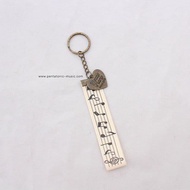 Musical Mezzo Piano Keychain | Gantungan Kunci Musik Souvenir Lucu