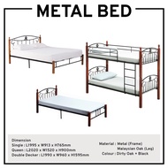 Metal Bed Single Queen Double Decker Metal Bedframe