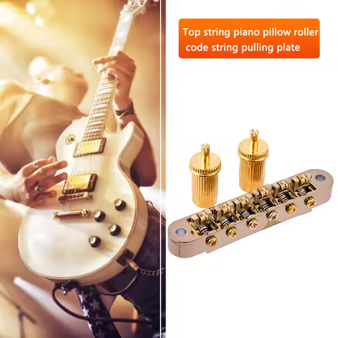 1 Set Guitar Bridge Replacement 6 String Tune O Matic Bridge Musical Instrument Guitar Parts Accesso