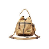 [Assob] Cordura Dobby 305D Drawstring Shoulder Bag Khaki ASV-61423-KH