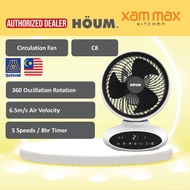 Houm Kipas Elektrik Berkuasa C8 Fan Air Circulation Table Fan / Kipas Meja 风扇 / Remote Control Desk 