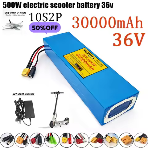 10S2P 36V 30000mAh 36V electric scooter battery Lithium electric scooter 500W electric scooter batte