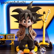 Dragon Ball Figure Backpack Son Goku Q Version Trendy Play GK Statue Figure Figure Peripheral Car Decoration Birthday Gift