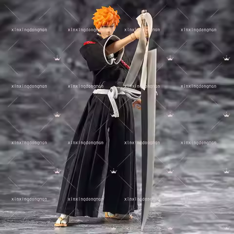 In Stock Dasin Anime Bleach Kurosaki Ichigo Pvc Action Figures GT Model Toys Figura Gifts