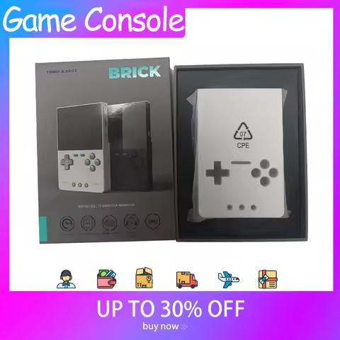TRIMUI BRICK Handheld Game Console 3.2'' IPS Screen Linux System LED Lighting Trimui UI Metal Back P