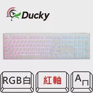 【Ducky】One 3 Pure white100% RGB 白色 PBT二色 機械式鍵盤 紅軸