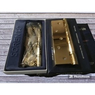 Sorento 5" GP Door Hinge 5 inch Gold Door Hinge/ Sorento 5 inch GOLD Hinge/ 5" Gold Hinge/