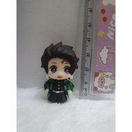 Preloved anime mini figure demon slayer MF1 tanjiro