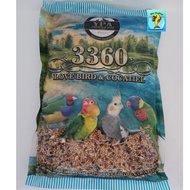 FISHER Sambau Makanan Burung 600g Love Bird Cockatiel 3360 Bird Food