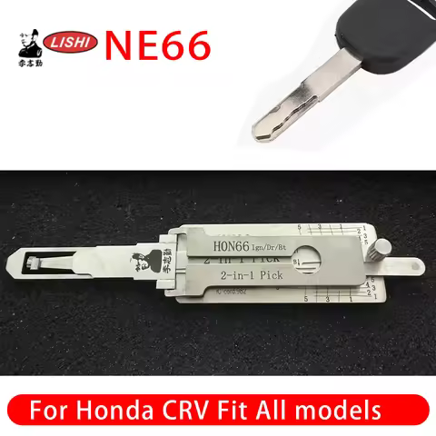 HON66 LISHI 2-in-1 For Honda All models CRV Fit Accord Decoder LISHI Lock pick Tool Open Car door To
