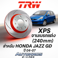 จานเบรกแต่ง TRW XPS (240mm) สำหรับ Honda Jazz GD