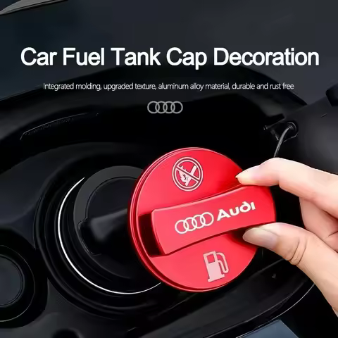 3D Metal Tank Cover Fuel Tank Air Cap Trim For Audi A4 A5 A3 Q5 A1 A2 A6 A7 A8 Q1 Q2 Q3 Q4 Q6 Q7 Q8 