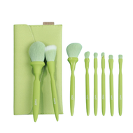 Bộ cọ trang điểm MSQ 8pcs Macaron Makeup Brush Set màu xanh