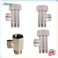 CHERRY T Valve Adapter Connector, Durable 3/8' 1/2' 9/16' 15/16' Tee Joint 3 Way T Valve Connector, 