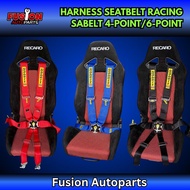 SABELT 4 POINT 6 POINT Racing Seatbelt Harness SABELT 4 Point 6 Point