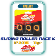 Sliding Roller Vespa IGET S LX 125 cc 09 10 11 12 13 14 15 17 gram Race K 3 Butir