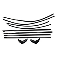 NFCH MRD Body And Window Trim For BMW G20 G28 F30 Stainless Steel Glossy Black Window Trim Strips