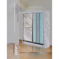 [Free Shipping &amp; Free Installation] TSB Series Sliding Wardrobe Almari Baju TSB-W4507 (Wardrobe Only/Almari Baju Sahaja)