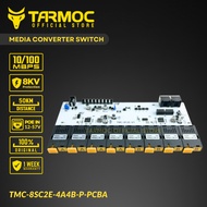 Tarmoc TMC-8SC2E-4A4B-P-PCBA | Media Converter Switch 8 FO 2 LAN 10/100Mbps POE IN 12-57V
