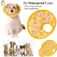Pet Collar Dog Cat Cone Waterproof Cat Dog Cone Collar Soft for Head Adjustable Pet Recovery Cone fo