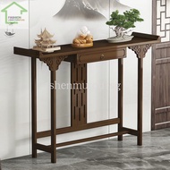 New Chinese Style Console Foyer Doorway Altar Zen Modern Minimalist Living Room a Long Narrow Table Side View Sets Entrance Cabinet Narrow Rhwu