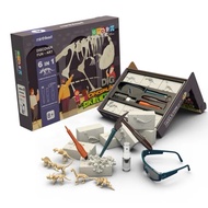 Archaeological Science Excavation Educational Toys, 6in1 Dinosaur Fossil Dinosaur Digging Kit Toys
