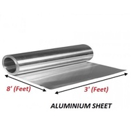 ALUMINUM ZINC SHEET 3FT X 8 FT (ALUMINUM ZINK ATAP 3 KAKI X 8 KAKI)