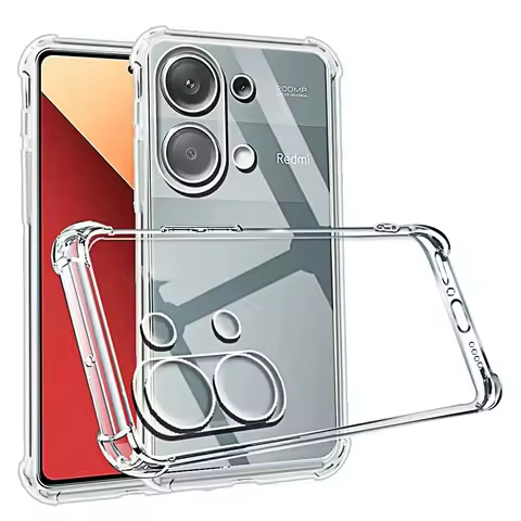 Shockproof Clear Silicone Soft Case for Xioami Redmi K80 K70 K70E K60E K60 Ultra K50 Gaming K40 Pro+