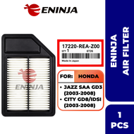 【READY STOCK】HONDA Air Filter For City Sel Gd8 Idsi/ Jazz Saa Gd3 (17220-REA-Z00)