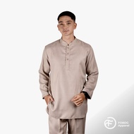 Jubah Gamis Pria Setelan Pria Muslim Gamis Pria Polos Lengan Panjang Satu Set Dengan Celana Jubah Pr