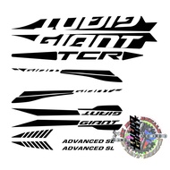 【COD3】 Giant TCR Advanced Bike Frame Decals