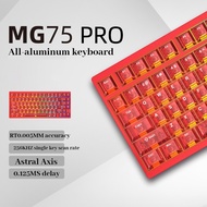 IROK MG75 PRO คีย์บอร์ดเล่นเกมอลูมิเนียมทั้งหมดSOCD RGB Quick-Releaseโครงสร้างปะเก็นชิป MCU เรือธงคว
