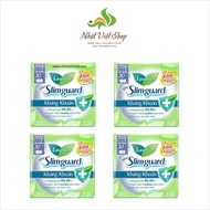 COMBO 4 GÓI Băng Vệ Sinh Laurier Super Slimguard Kháng Khuẩn 1mm (30cm-6M)