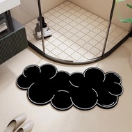 1Pc Diatom Mud Bathroom Floor Mat Door Mat for Bedroom Floor Non-Slip Waterproof Anti-Fouling Easy t