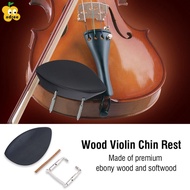 ADREE Violin Chin Rest​, ​Standard Bracket​ ​Ebony Wood ​Ebony Chin Rest​, Comfort​ ​Chin Rest Brack
