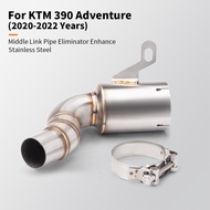 Motorcycle exhaust For 390 Adventure 2020-2022 250 Adventure RC125 RC200 250 DUKE 390 DUKE Pipe Moto