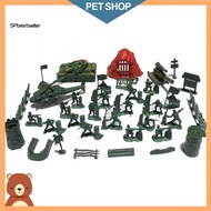 Sp 36Pcs Children Mini Simulated Army Soldier Figures Plastic Models Desktop Toys