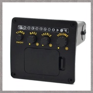 [M G L O] Professional Acoustic Guitar Preamp EQ Tuner Pickup Guitar Pickups Preamp Tuner Piezo Pick